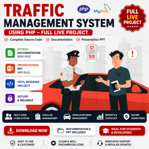 Traffic Management System Using PHP – Full Live Project